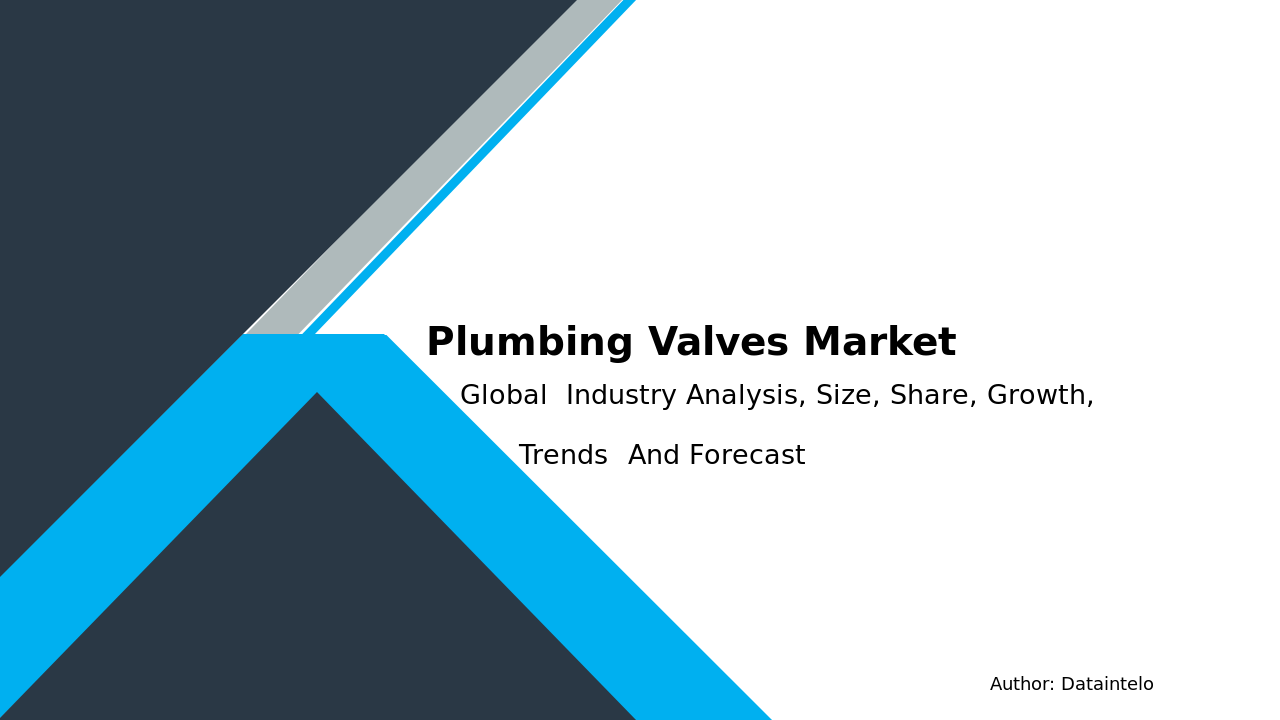 Plumbing Valves Market Report | Global Forecast From 2025 To 2033