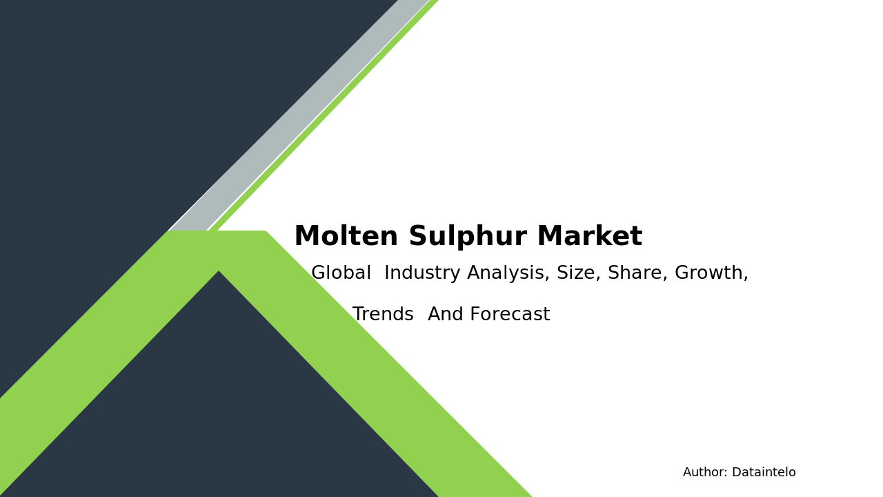 Request For Sample of Molten Sulphur Market Report | Global Forecast From 2025 To 2033