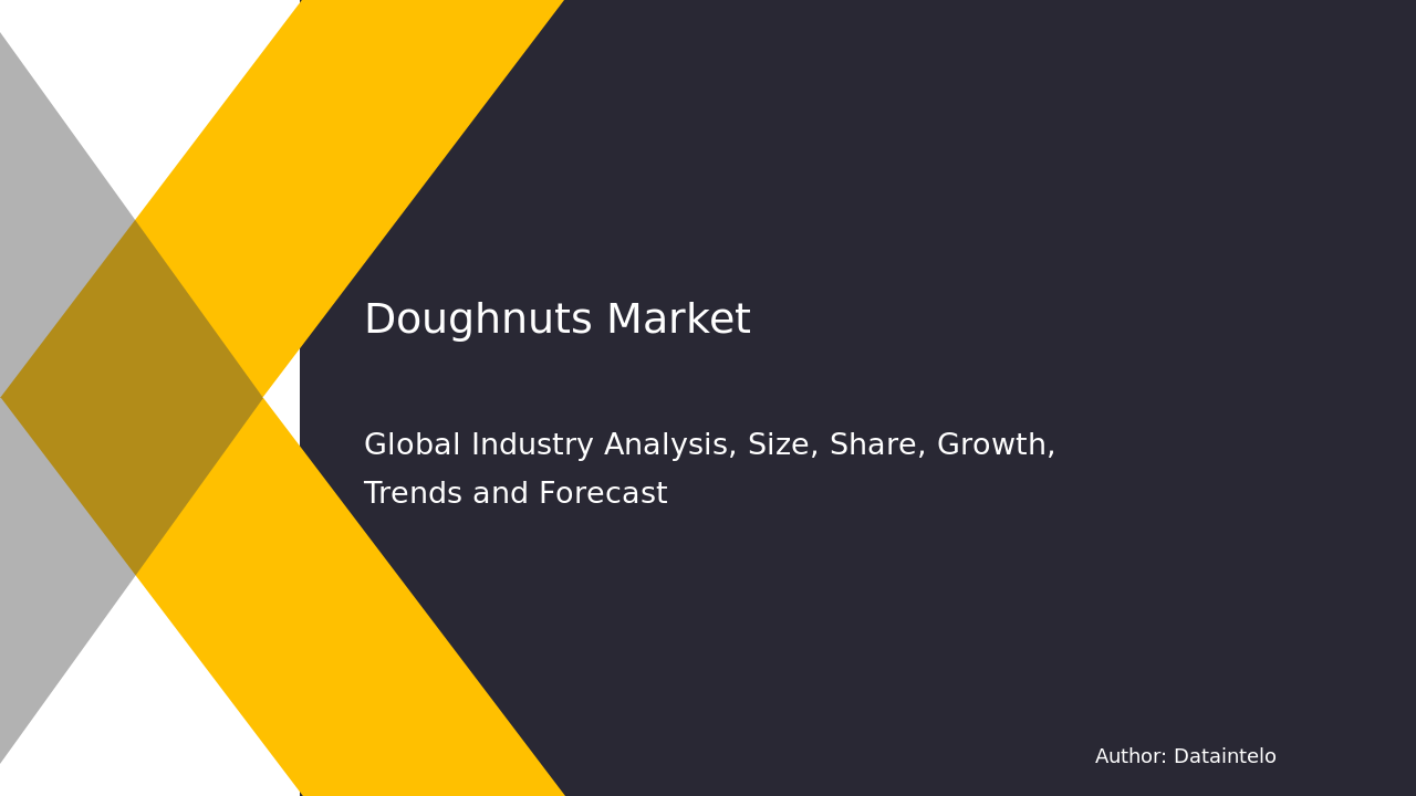 Request For Sample of Doughnuts Market Report | Global Forecast From 2025 To 2033