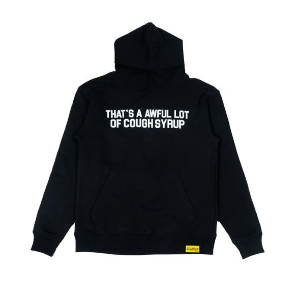Awful Lot Classic Cough Syrup Hoodie - Black || Buy Online